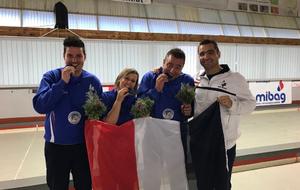 Eddy Rouault, Aurélien Corbihan et Meriem Tahraoui médaillés de bronze à l'Euro de Raffa Volo