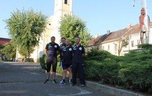 Les joueurs de Plaintel en Slovaquie