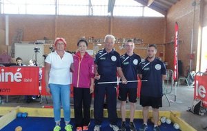 Demi-finale de la raffa cup france entre une équipe franco-chinoise et les frères Mazevet de Plaintel