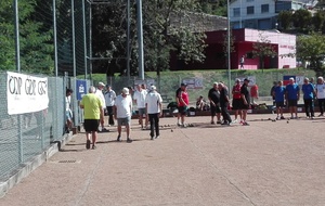 Les Sarthois pendant leur partie en Coupe de la Ville