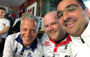 Mickaël Rouault avec les autrichiens Nicola Natale et Philipp Wolfgang