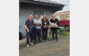 Les finalistes du concours général Lozach B Sainty M et les vainqueurs Pinau C et Briffault P