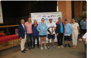 Claude Marchand lors du podium Tradi-point D2