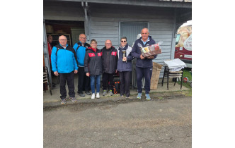 Les finalistes du complémentaires Chevallier X Guéry D et les vianqueurs Roy S Lebreton JF