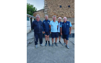 L'équipe de l'UBP avec son président M Sainty