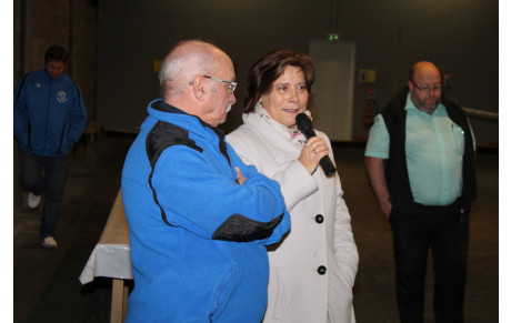 Inauguration du terrain couvert de Chateau du loir