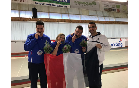 Eddy Rouault, Aurélien Corbihan et Meriem Tahraoui médaillés de bronze à l'Euro de Raffa Volo