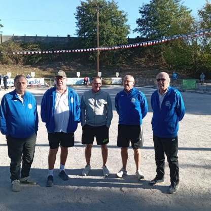 CDF Vétérans Brive la Gaillarde - L'équipe Lambert (Noyen) avec O. Lambert